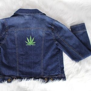 Potologist/Weed Patch Jean Jacket